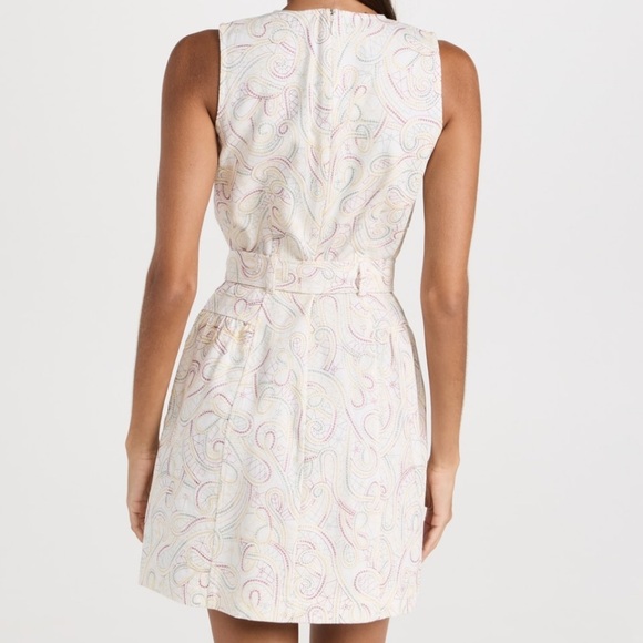 Shoshanna | Zoey Dress | Sleeveless Embroidered Size 10 Petite - Picture 11 of 16